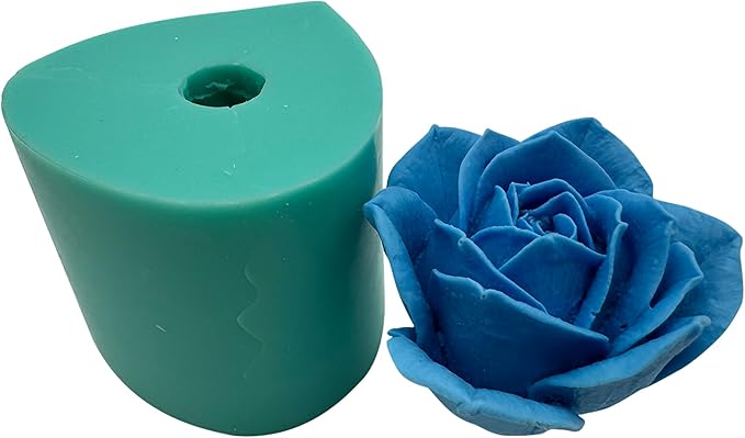 Heart Rose Crystal Epoxy Mold Wedding Gift Molds Decorated Cake Decoration Chocolate Silicone Mold, Aroma Plaster Stone Polyer Clay Ceramic Flower Mould, Handcrafted Candle Wax Silicone Moulds