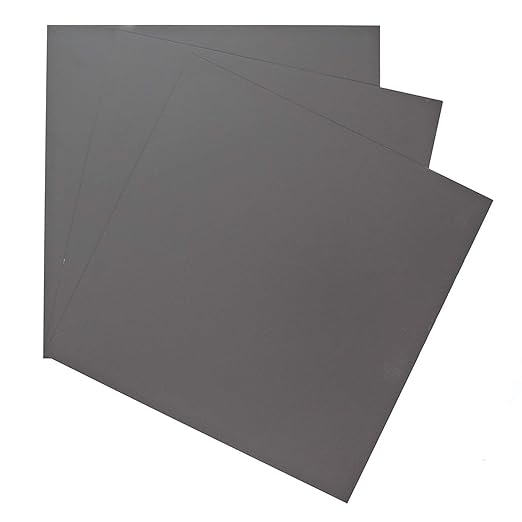 EAGLE 1: 12" x 12" 26 Gauge Sheet Metal Squares (3 Pack Per Order, Multiple Colors) Great for Arts, Crafts, DIY Home or Work Projects (18" X 18", Charcoal Grey)