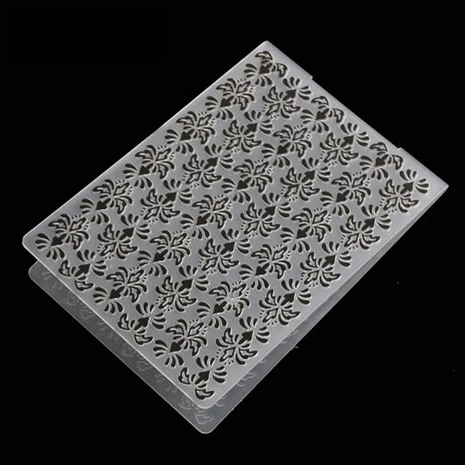10 Styles Plastic Embossing Folder DIY Craft Template Molds Stamp Stencils Scrapbook Paper Cards Photo Album Making Tool Embossing Folders Handmade Art Craft Supplies Fondant Cake Decorating Mold