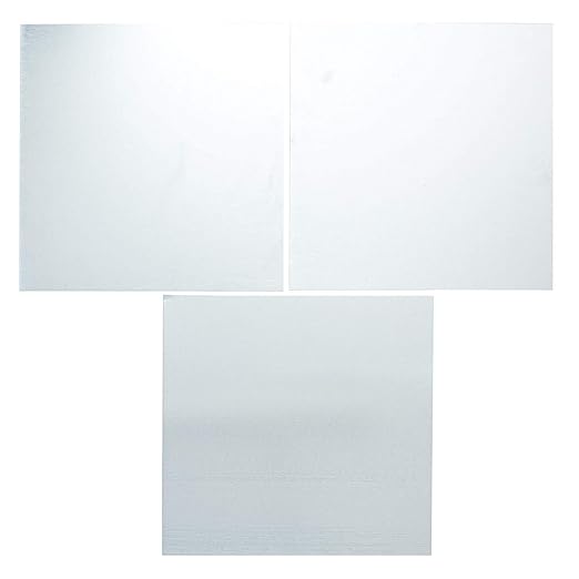 EAGLE 1: 12" x 12" 26 Gauge Sheet Metal Squares (3 Pack Per Order, Multiple Colors) Great for Arts, Crafts, DIY Home or Work Projects (18" X 18", Galvanized)