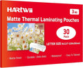 Matte Laminating Sheets 9 x 11.5 Inches, 3 Mil Thick, 30 Pack,Clear Anti-Glare 8.5 x 11 Matte Thermal Laminating Pouches for Letter Size (30)