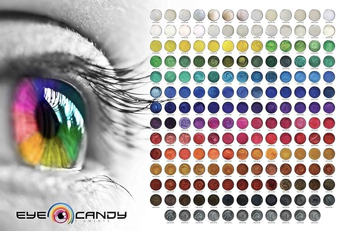 Eye Candy Premium Mica Powder Pigment “Galactic Ghost Blue” (25g) Multipurpose DIY Arts and Crafts Additive | Woodworking, Bath Bombs, Resin, Epoxy, Soap, Nail Polish (Galactic Ghost Blue, 25G)