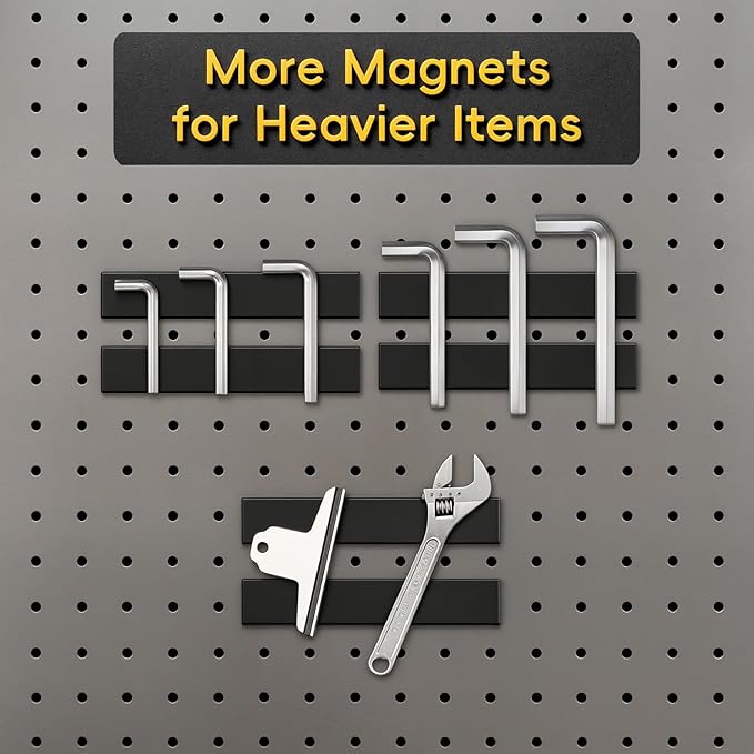 Magnetic Strips Self Adhesive,6 Pack 6" x 1" (150 x25 x 2 mm) Sticky Back Magnet Tapes, Flexible Durable Magnet Stickers for Classroom Office Kitchen, Fridge, DIY, Crafts