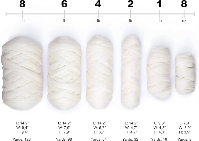 Natural Wool Bulk roving, 4 lb. Best Wool for Spinning, arm Knitting, Felting, Chunky Blankets and Tapestry. Natural Colors, un-Dyed. (Dark Chocolate, 4 lb)