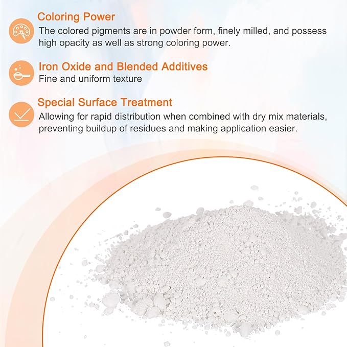 HARFINGTON Iron Oxide Powder Concrete Pigment 325 Mesh 3.5oz (100g) Iron Oxide Grout Pigment for Pastel Tile Paint Concrete Cement, Magenta