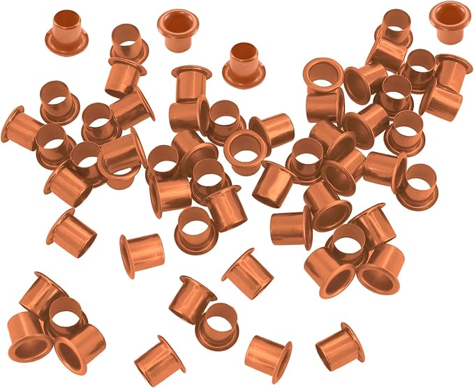 Kydex Rivets Eyelets, 8-8 1/4" Multicolored Grommet Eyelets for Tactical Holster Making, Knife Sheath Crafting, Fasteners for Custom DIY Kydex Projects (Set of 50)