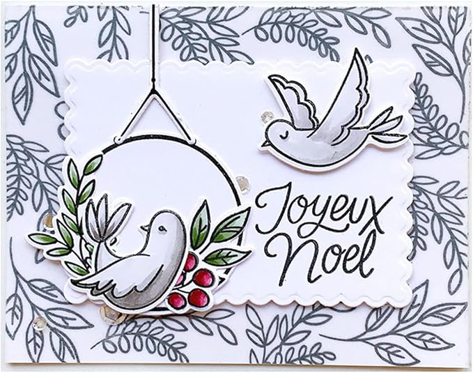 Cutting Dies Metal Stencils Scrapbooking Tools Flowers Lace Frame DIY Embossing Template for Paper Card Making Album Arts Crafts Supplies (Corrugated Rectangular Frame- 10.6x13.8cm)