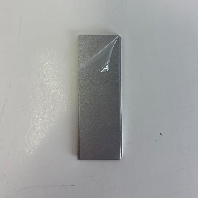 Blank Metal Plates for Laser Engraving - 4 Pack | Aluminum Sheets 0.020" Thick | CO2, Diode, Fiber Laser Compatible | Multiple Sizes & Colors (Silver (engraves black), 1.5x4 inch)
