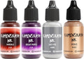 Alcohol Ink Set #3: Matched Color Combination of Alcohol Inks, 4 pcs. 0.51 fl oz (15 ml) Each