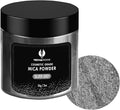 Silver Grey Mica Powder for Epoxy Resin 56g / 2oz. Jar - TECHAROOZ 2 Tone Resin Dye Color Pigment Powder for Lip Gloss, Nails, Colorant for Slime Bath Bombs Soap Making & Polymer Clay