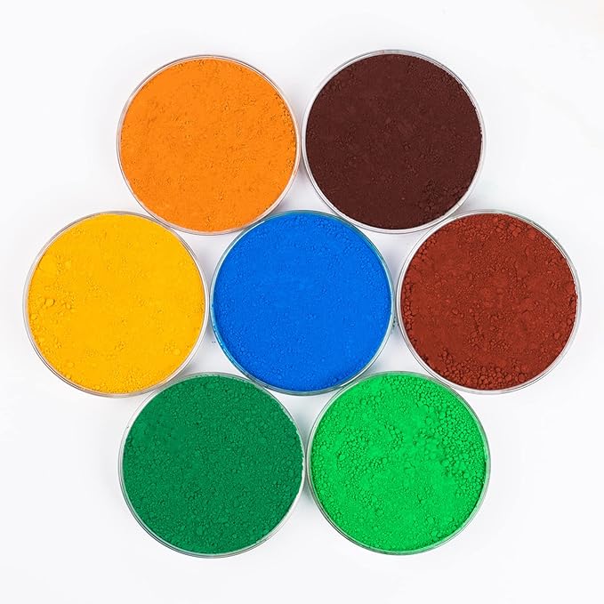 GOODTAKE Concrete Pigment, Green Iron Oxide Pigment Powder, Concrete Cement Dye Color Pigment for Pastel Tile Paint Concrete Cement Mortar Grout (Green, 4 oz)
