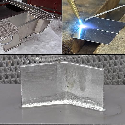 2Pack 6061 T651 Aluminum Sheet Metal 6 x 6 x 1/8 (0.125”) Inch Flat Plain Aluminum Plate Covered with Protective Film, Heat Treatable Rectangle Aluminum Metal Plate for Crafting, DIY, 3mm Thick