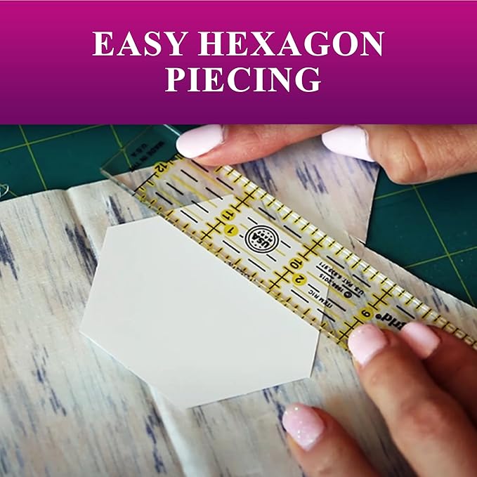 LaserThing Quilting Paper Templates | Handy Tools for Crafting Quilt Patterns | Ideal for Precision Quilting Projects | Includes 1'' Hexagon EPP Set - 1200 Pieces