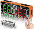 YZ Upgraded Digital Scoreboard with Timer, Mini Magnetic Electronic Scoreboard, LED Portable Scoreboard Basketball, Cornhole Score Keeper for Indoor&Outdoor Games
