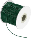 MECCANIXITY Waxed Cord 1mm Waxed Thread 87 Yard Wax String Leather Cord for Bracelet Making, Necklaces, Beading, Jewelry Making and DIY Crafts(Dark Green)