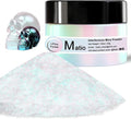 Matio Interference Mica Powder, 1.06oz/ 30g Pine Forest Chrome Powder, Pearlescent Effect Color Shift Pigment for Epoxy Resin,Makeup Shimmer,Nail Polish,Soap Dye,Candle Making,Paint,Slime Pigment