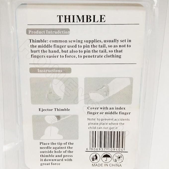 HONEYSEW Soft Comfort Thimble Two Size for Choose (Small Size)