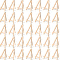 100 Pcs Mini Wood Display Easel Stands 5 Inch Small Wooden Canvas Easels A-Shaped Tripod Small Easels Arts Crafts Easels for Small Canvas Holder, Crafts, Signs, Photos, DIY Crafts, Home Decoration