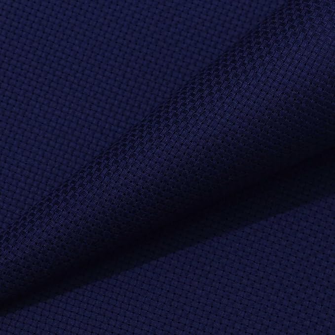 Aida Cloth 11 Count Cross Stitch Fabric,19×28inch (11CT,Navy)