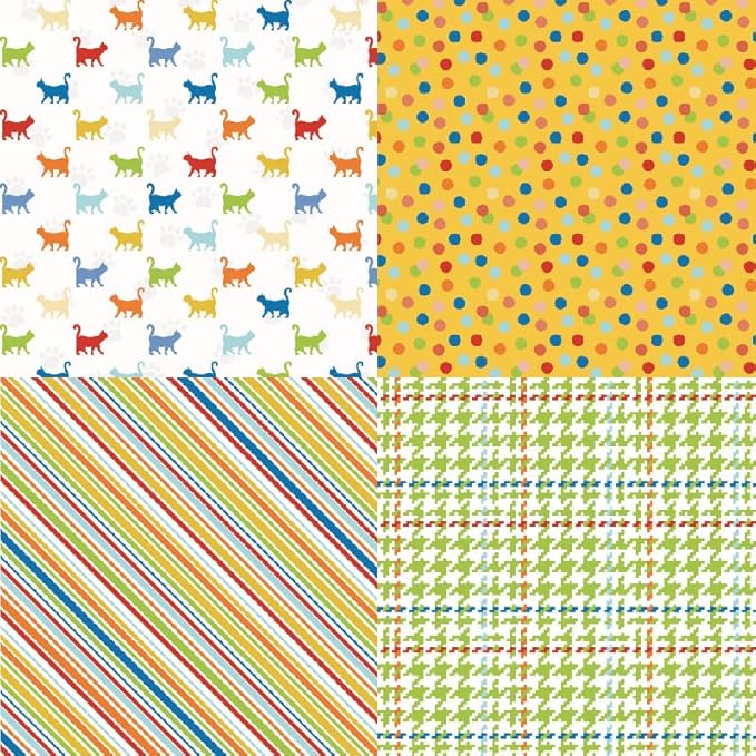 Cat Scrapbook Paper Pad:Cute Pet-Inspired Craft Paper Sheets, Decorative Kitten Pattern 6x6 Single Sided for Scrapbooking Cat and Pets Lovers, Gift Wrapping, Journaling, Card Making