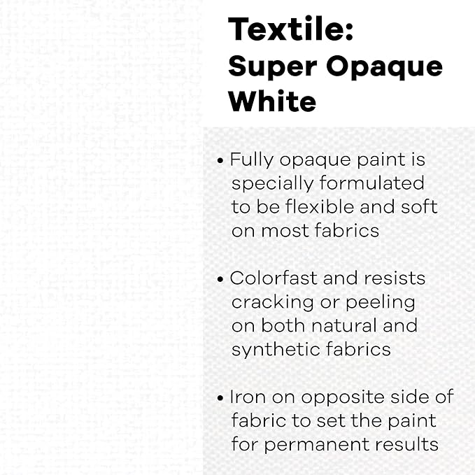 Jacquard Textile Super Opaque White 8oz-