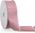 2" X 20 Yards Lavender Velvet Ribbon for Christmas Tree Wreath Decoration Handmade Crafts Ornaments Gift Wrapping & Bow Making