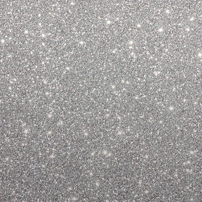 Silver Glitter HTV Heat Transfer Vinyl Bundle 8 sheets-12 x12 Iron on Vinyl for T Shirts Hats Clothing Compatible with Cricut Cameo Heat Press Machine