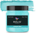 Rolio Premium Mica Powder - Celeste Blue (50G / 1.76oz) - 1 Jar of Blue Pigment Powder for Epoxy Resin, Dye, Soap Making, Nail Polish, Paint, Candle Making, Bath Bombs, Slime