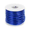MECCANIXITY 9 Gauge Anodized Aluminum Craft Wire Bendable Bonsai Training Wire 56 Feet 3mm for Sculpting Crafts Wreath Floral Beading Jewelry Making, Dark Blue