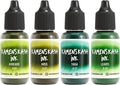 Alcohol Ink Set #17: Matched Color Combination of Alcohol Inks, 4 pcs. 0.51 fl oz (15 ml) Each