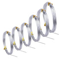 6 Rolls Silvery DIY Craft Art Aluminum Wire, 1mm, 1.5mm, 2mm, 3mm in Diameter