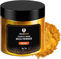 Pure Gold MICA Powder for EPOXY Resin 56G / 2OZ. JAR - TECHAROOZ 2 Tone Resin DYE Color Pigment Powder for Lip Gloss, Nails, Colorant for Slime Bath Bombs SOAP Making & Polymer Clay