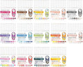 Acrylic Paint Marker 126 Colors Single Tip Soft Brush Pens Ideal for Coloring Books, Canvas, Wood, Stone, Egg and DIY Crafts