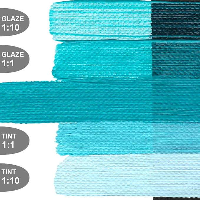 OPEN Slow-Drying Acrylics by GOLDEN, Cobalt Teal, 5 fl oz. tube, Professional Acrylic Paint, Semi-Opaque