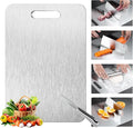Titanium Cutting Board - 1 pack Titanium Cutting Boards for Kitchen,Double Sided Titanium Cutting Mat（9.25 * 12.99in）