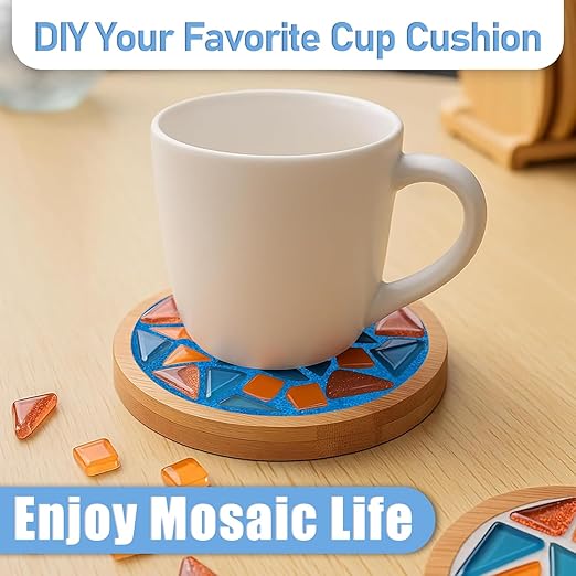 Mosaic Crystal Grout, Mosaics Tile Tools, Mosaic Tile Accessories – Essential for Handmade Grouting and Perfect for DIY Craft Projects (Blue, 8.8oz)
