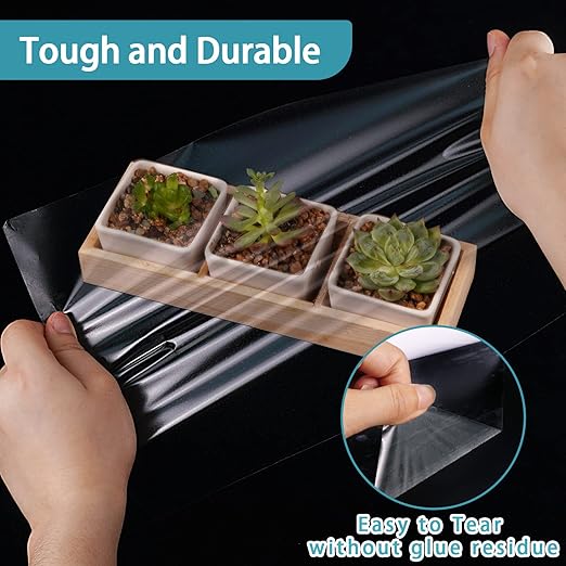 Double Sided Adhesive Sheets for Arts Craft Scrapbooking Photo Albums Home Decorative 25Pcs, 8.3 x 11.7 Inch