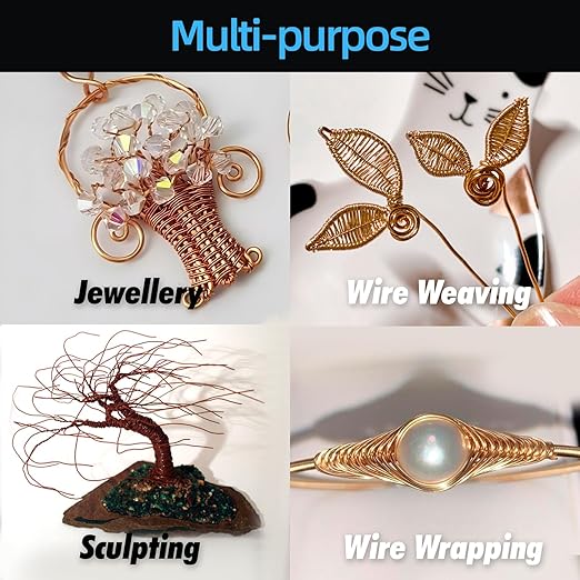 Art3d 16 Gauge 120 FT 99.9% Pure Soft Copper Wire for Electroculture, Gardening, Jewelry Making, 1 Pound Spool