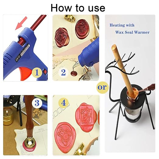 Wax Seal Stick, Ioggtser 20PCS Mini Glue Gun Wax Seal Stick for Wax Seal Stamp, Sealing Wax Sticks for Wedding Invitations, Cards, Envelopes (Olive Green)