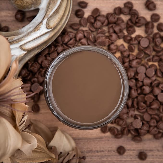 Dixie Belle Paint Company Chalk Finish Furniture Paint - Chocolate (32oz) - Matte Creamy Brown Chic Chalk Mineral DIY Furniture Paint