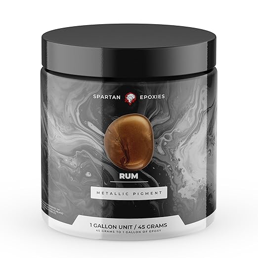 Spartan Epoxies Metallic Pigment Powder - 30 Unique Colors, 4oz for 1 Gallon of Clear Epoxy, Made in USA