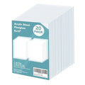 Egofine Plexiglass Sheets Acrylic Sheets 20 Pack of 8x10’’ 0.04 Thick Clear Plastic Cast Transparent Plexi Glass for Crafting Projects, Replacement Picture Frame Glass, DIY Display, Easy to Cut