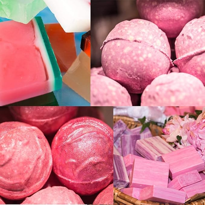 Pink Mica Powder for Epoxy Resin 3.5 oz /100g Powdered Pigment for Soap Colorant Bath Bomb Dye, Cosmetic Grade for Lip Gloss, Acrylic Nails Polish, Craft Projects