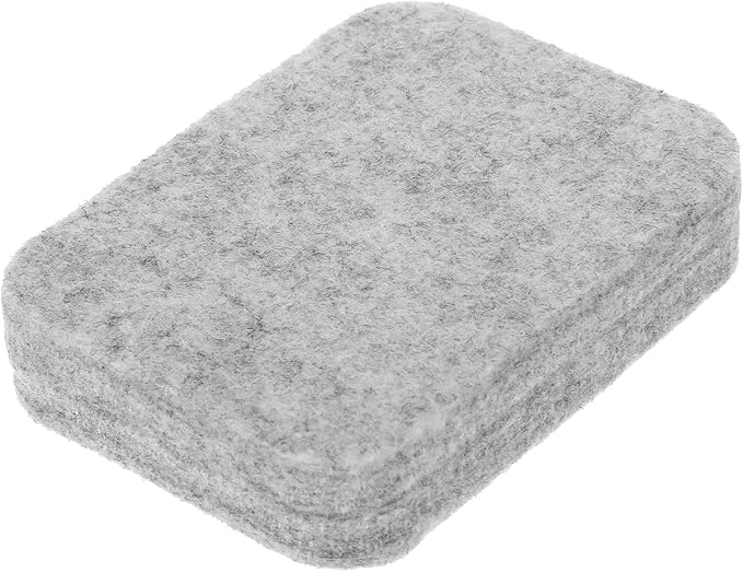 Natural Wool Needled Felting Pad Needle Felting Mat 4.6 * 3.4'' Needle Felting Tools Wool Felt Needle Felting Supplies Felting Tools for Felting Projects Natural Wool Needled Felting Mat