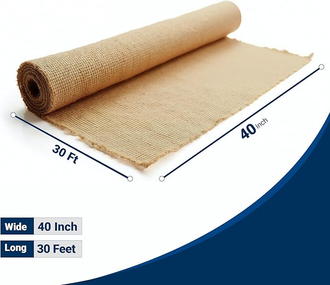 Burlap 5x5 Weave (40' x 30')