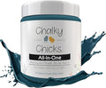 Chalky Chicks All-in-One Chalk Paint for Furniture or Cabinet - 4 Fl Oz - Matte Finish Twilight (Teal Blue) for Metal, Wood Furniture Paint - No Sanding All-in-One for Home Decor & Crafts, USA Made