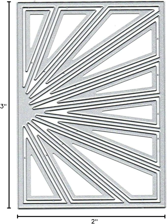 Cutting Dies Metal Stencils Scrapbooking Tools Flowers Lace Frame DIY Embossing Template for Paper Card Making Album Arts Crafts Supplies (Sun Frame-14x10cm)