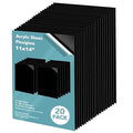 Egofine 11" x 14" Black Plexiglass Sheets 20 Pack 0.04 Inch Cast Acrylic Sheet Thick for DIY Craft Projects, Painting, Photography, Sign, Display Stand, Home Decor, Easy to Cut