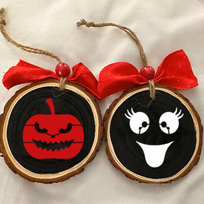 Small Stencils for Painting on Wood Reusable, 3 Inch Reusable Stencil for Craft Ornament Paint Template Stencils for Wall Card Rock Wood Signs Coasters Canvas Home Decor (Halloween)