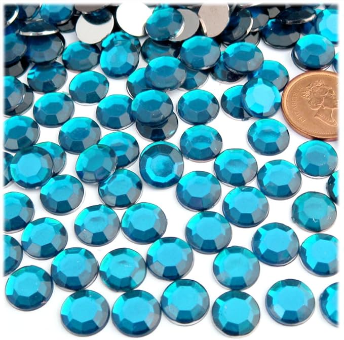The Crafts Outlet 144pc Rhinestones Round 10mm - Pastel Assortment